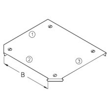 DIETZEL RADR 60S Rinnen-Abzweigdeckel m.Riegelsvz. B=0,6m