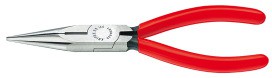 KNIPEX 25 01 140 Flachrundzange+Schneide, poliert 140mm