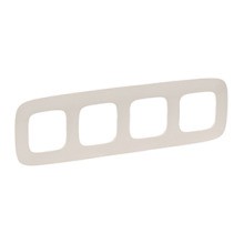 LEGRAND 754314 V.All 4Fach Rah. Mandelweiss