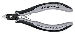 KNIPEX 79 22 120 ESD Praezisions-Elektronik-Seitenschneider E