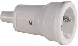 ABL-SURSUM 1679080 Schuko-Kupplung PVC weiß