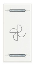 BTICINO HD4911BC Wippe 1mod Ventilator Weiss