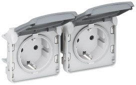 LEGRAND 069576 FRAP SSDO 2-Fach Horiz. Gr