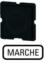 EATON 321TQ25 Tastenplatte schwarz, MARCHE