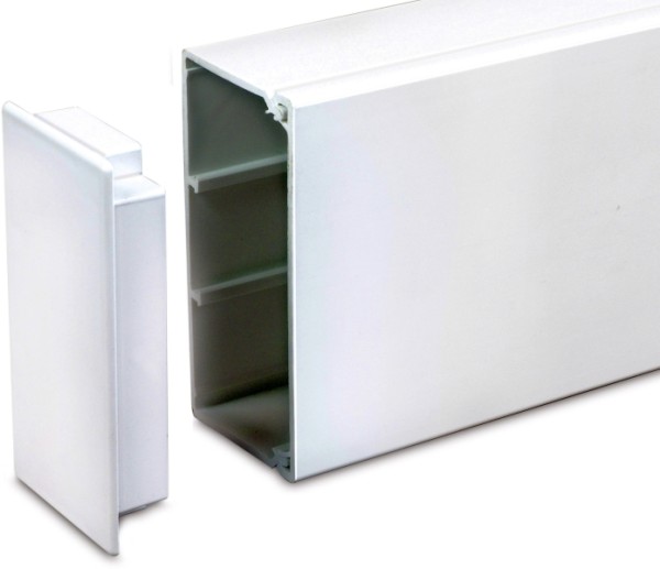DIETZEL ME 50/100 WS Endstück, 50x100 mm, für MAK, weiß