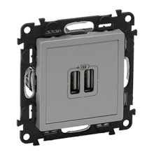 LEGRAND 753312 Vlife Usbladedose 1500Ma Al