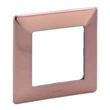 LEGRAND 754161 Vlife 1Fach Rahmen Kupfer