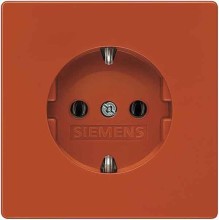 SIEMENS LP 5UB1850 Delta Style Schuko-Steckdose orange