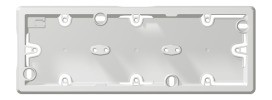 LEGRAND 771098 Aufputz Rahmen 3-Fach Horiz Uw