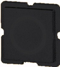 EATON 01TQ25 Tastenplatte schwarz, blanko