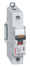 LEGRAND 409755 DX3 LS C16A 1P 25KA 1M