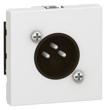 LEGRAND 078756 MSC XLR-Stecker 3polig 2mod weiss