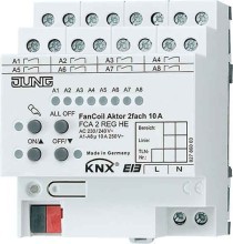 JUNG FCA2REGHE Fan-Coil-Aktor 2-fach