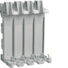 HAGER HZT661 S-Schienenadapter, 3-polig+N, für SLS