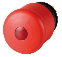 EATON enangebot rund um die Not-Halt und Not-aus Taster. Frontelemente gibt es in diversen Formen, m