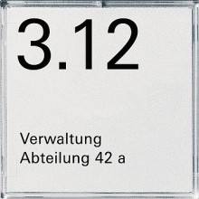 GIRA 107100 Tür/Orientierungsschild 1fachEvent E2
