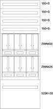 EATON BPZ-MES-KN-800/20-6Z Zaehlerverteiler-Montageeinsatz K