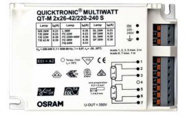 OSRAM QT-M2X26/42 Vorschaltgeraet f. Kompakt-LLP, 2-lampig