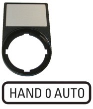 EATON M22S-ST-D12 Tastenzusatz-Schildtraeger:Hand-O