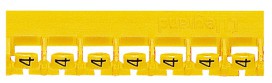 LEGRAND 037806 Memocab Zeichen 4 Gelb