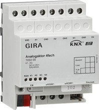 GIRA 102200 Analogaktor 4fach KNX/EIB REG