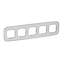 LEGRAND 754425 V.All 5Fach Rah. White Mirr.