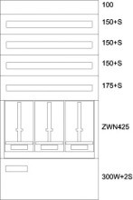 EATON BP-MN-WN-800/15/1,75-3Z Masken-Zaehlerverteiler Wien