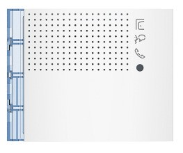 BTICINO 351102 FRONTBL LAUTSP LED ALLWHITE