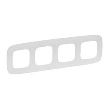 LEGRAND 754304 V.All 4Fach Rahmen Ultraweiss