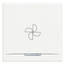 BTICINO HD4915M2BC Wippe 2mod Ventilator Weiss