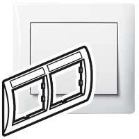 LEGRAND 771014 R 2-F Beschrift.Horiz.Gale Uw