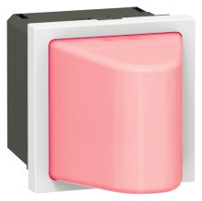 LEGRAND 078570 MSC Leuchte rot 230V 2mod weiss