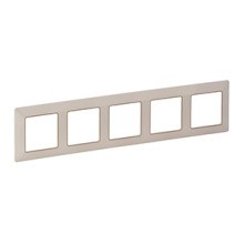 LEGRAND 754065 Vlife 5Fach Rahmen Mw/Gold