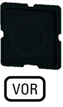 EATON 190TQ25 Tastenplatte schwarz, VOR