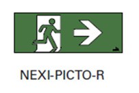 EATON NEXITECH LED PICTO RIGHT Piktogramm zum einlegen Rechts ISO7010 E