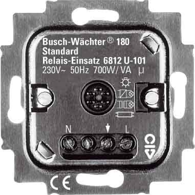 BUSCH&JAEGER 6812 U-101 Buschwächter Relaiseinsatz