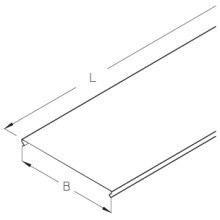 DIETZEL RID 05S Installationsrinnendeckel svz. L= 3m B= 50mm