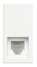 BTICINO HD4258C11N Telefondose RJ11 K10 white