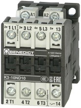 BENEDIKT&JAEGER K3-14ND10 400 Schütz 5,5kW 3~400V 380-415V 50Hz 415-440V 60Hz