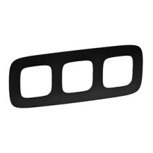 LEGRAND 754403 V.All 3Fach Rah. Mattschwarz