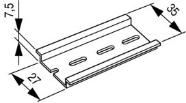 EATON TS35X7,5 Hutschiene 35x7,5mm