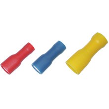 HAUPA 260417 Flachsteckhülse blau vollisoliert 1,5-2,5/4,8x0,8 PVC