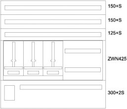 EATON BPZ-MES-EN-1200/12-DRS-3Z Zaehlerverteiler-Montageeinsatz OOE, S