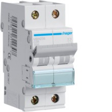 HAGER MBN206 LS-Schalter 2polig, B-6A, 6kA