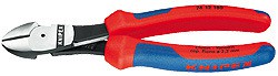 KNIPEX 74 12 160 Kraft-Seitenschneider poliert 160mm