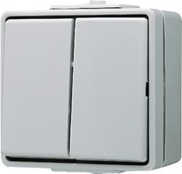 JUNG 605W WG AP-Schalter Serie