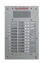 FERMAX AV3039 Türstation UP silber Antivandal 3-reihig