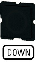 EATON 273TQ25 Tastenplatte schwarz, DOWN