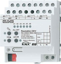 JUNG RA23024REGHE KNX Raumaktor 6fach 230 V