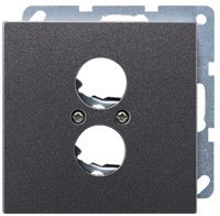 JUNG AL2962-2AN Abdeckung f.2 Kleinsteckdosen